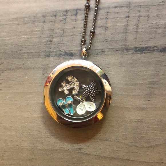 Origami Owl Jewelry - Origami Owl necklace with charms!
